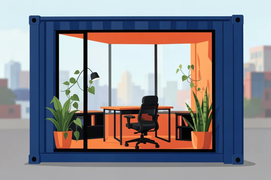 Como transformar containers em escritórios modernos e sustentáveis
