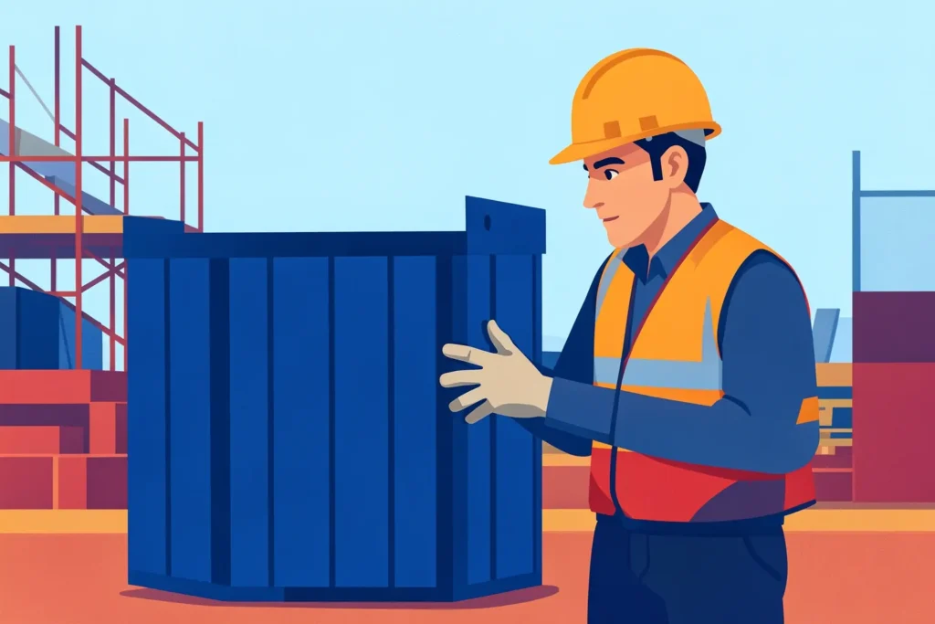 Como funciona a locação de containers para obras