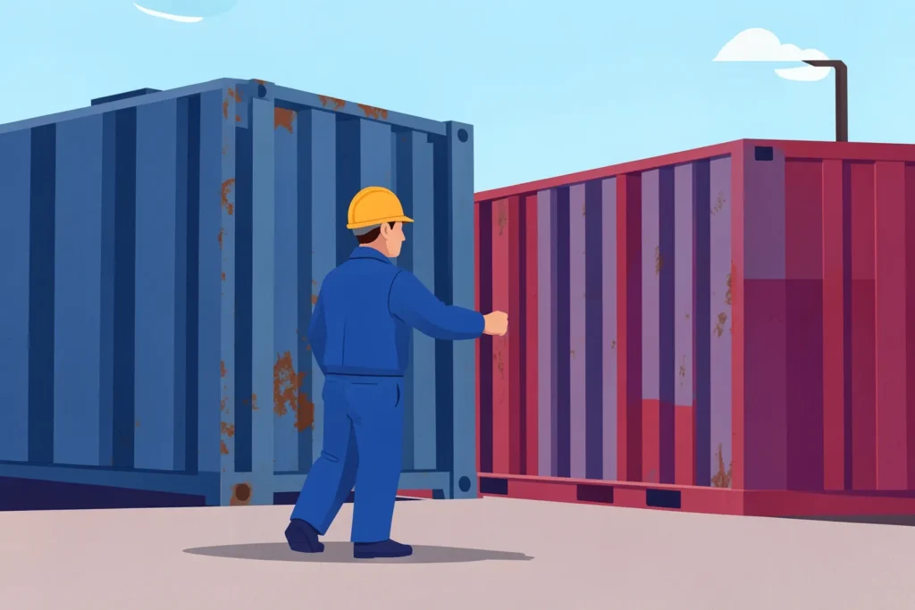 Como decidir entre container novo e usado no RJ